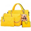 Fashion Casual Women's Bag Multifunctional Handbag PU Handbag Messenger Bag Woman Shopping Collection Of Four Loaded
